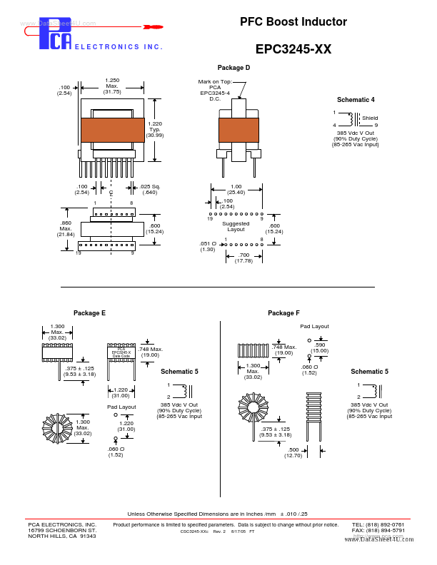 EPC3245-xx