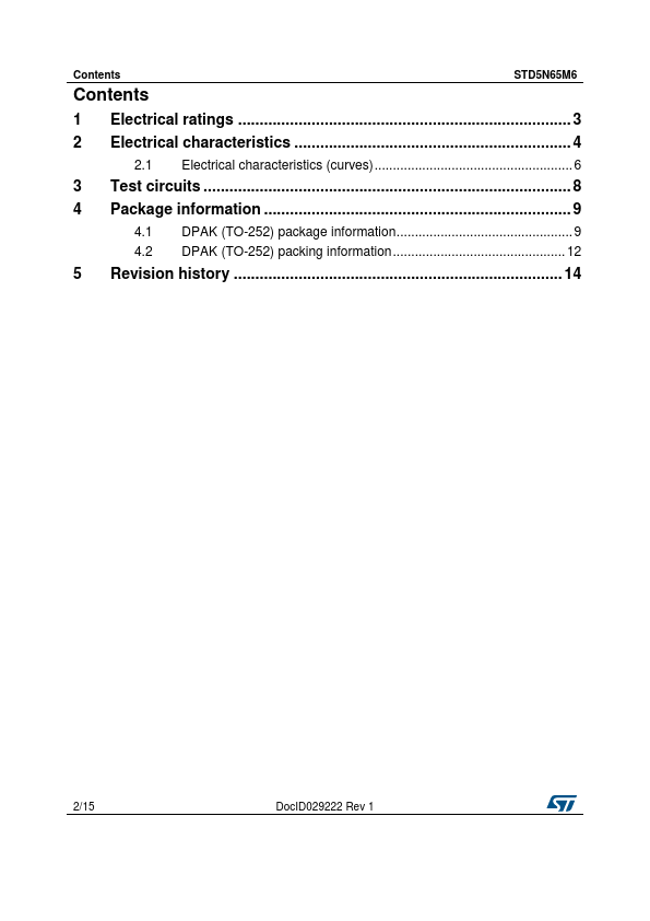 STD5N65M6