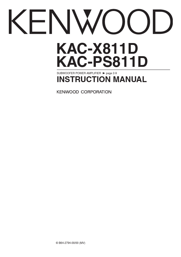 KAC-PS811D