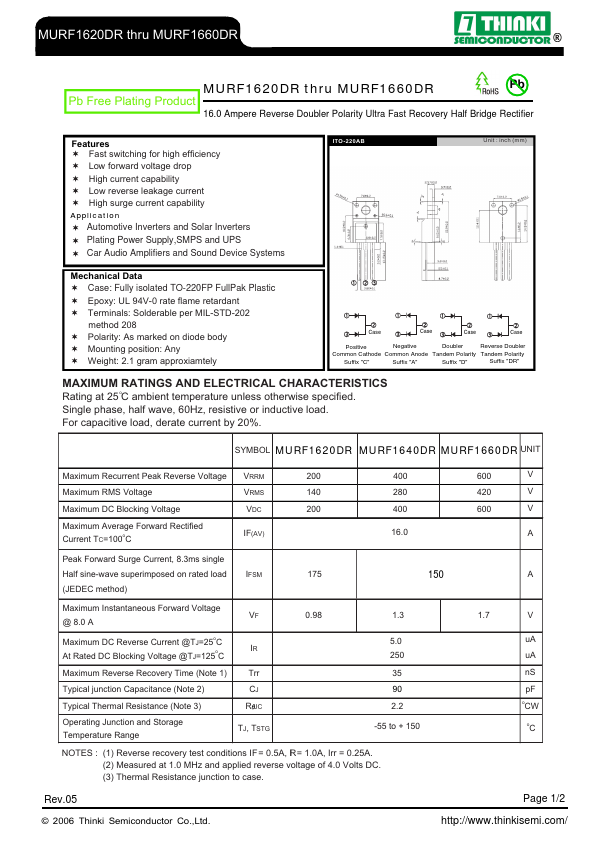 MURF1620DR