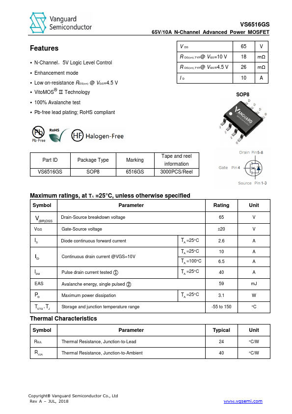 VS6516GS