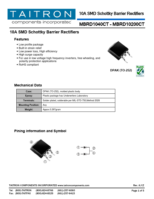 MBRD1040CT