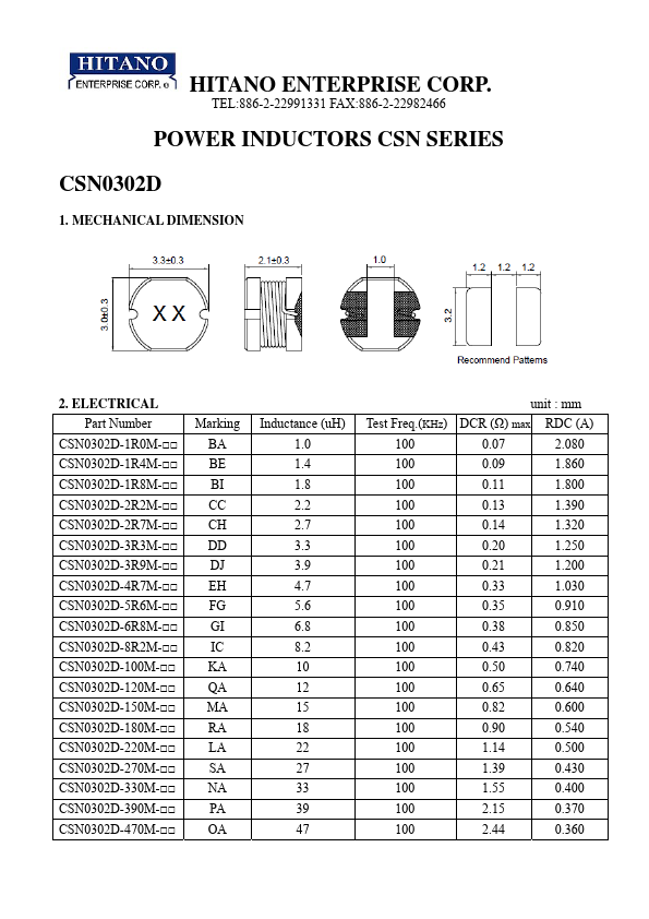 CSN0302D