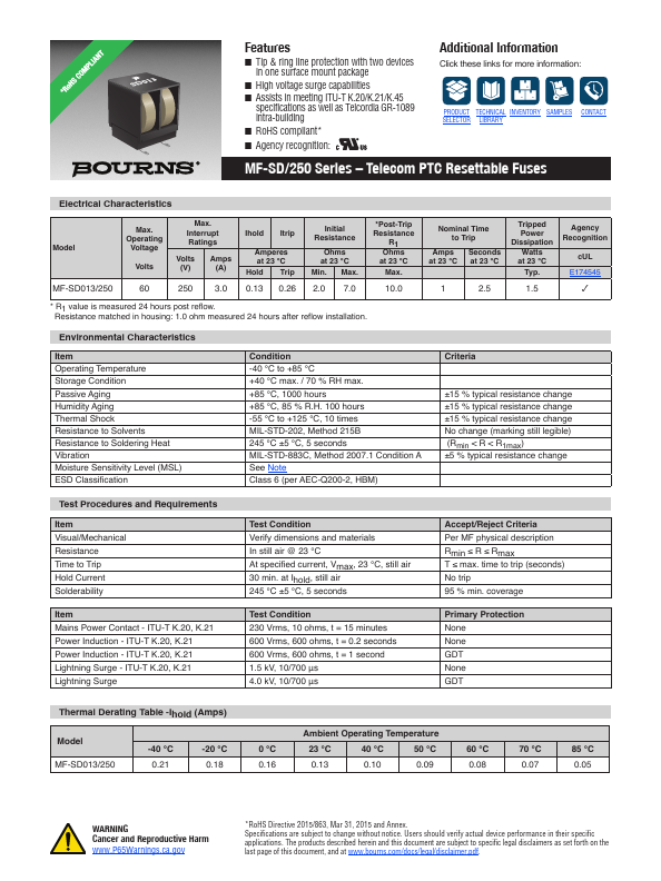 MF-SD013 Datasheet Preview