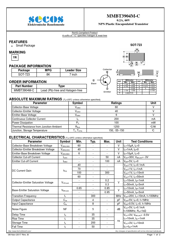 MMBT3904M-C