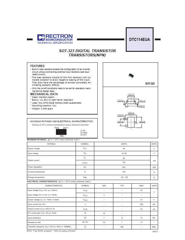 DTC114EUA