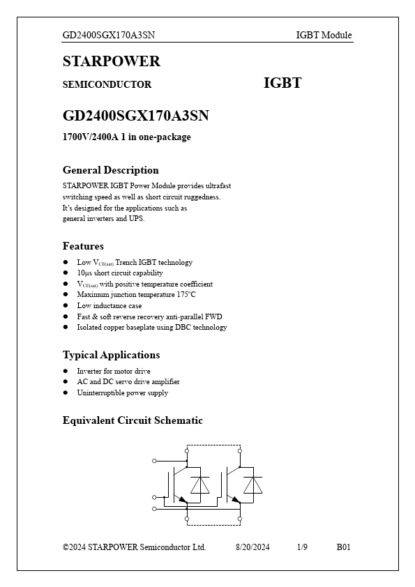 GD2400SGX170A3SN Datasheet Preview