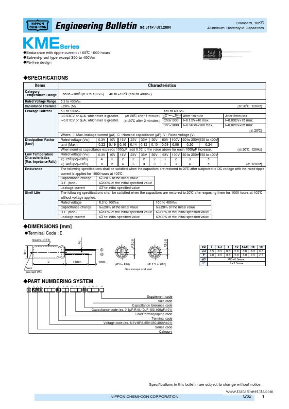 EKME161Exx1R0MF11D