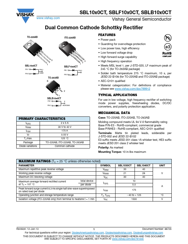 SBL1040CT