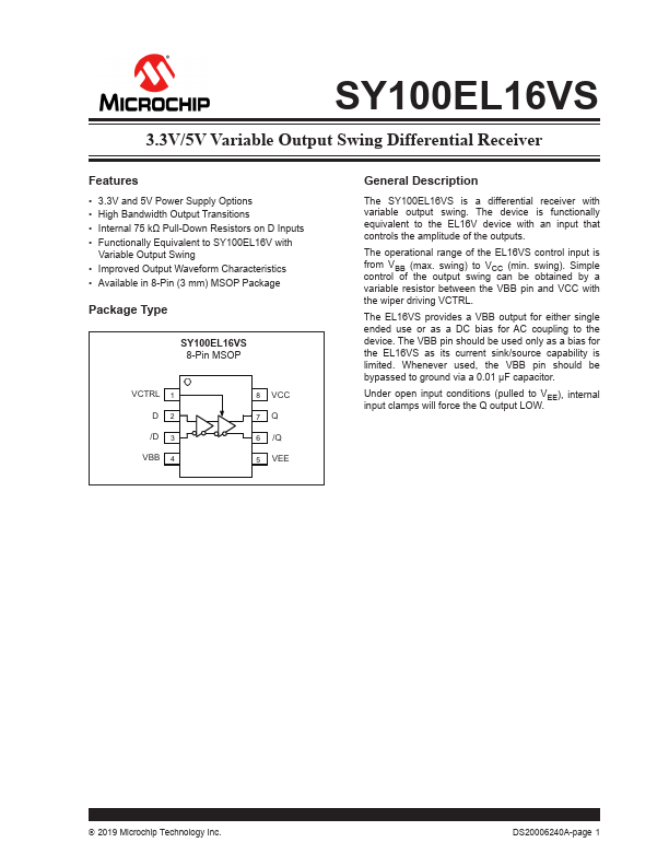 SY100EL16VS