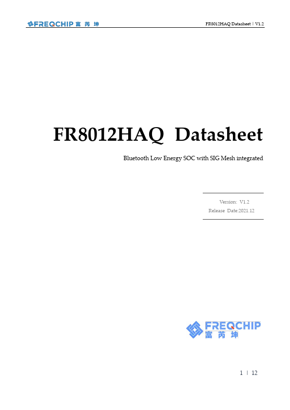 FR8012HAQ Datasheet Preview