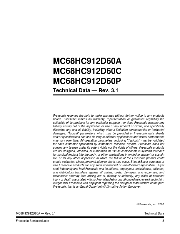 MC68HC912D60C