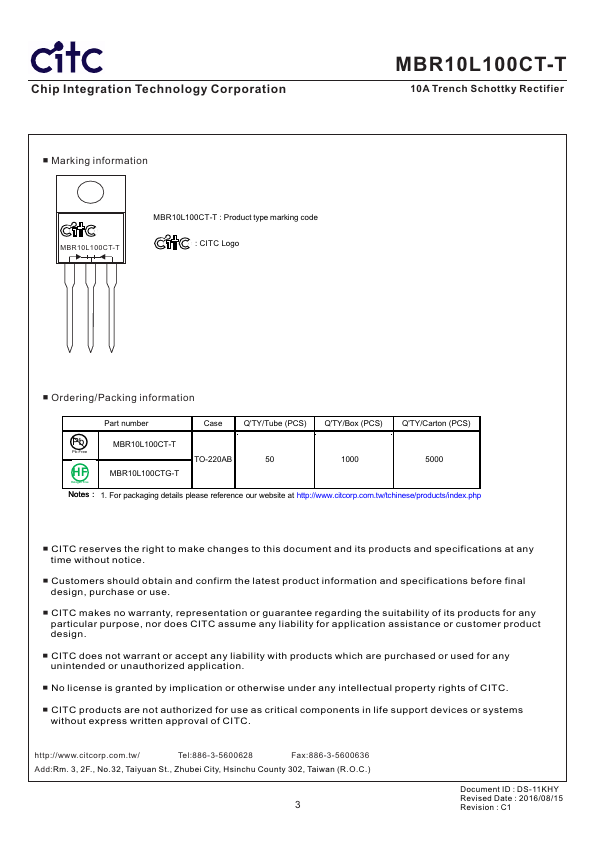 MBR10L100CT-T