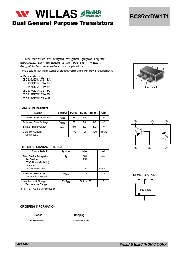 BC858BDW1T1