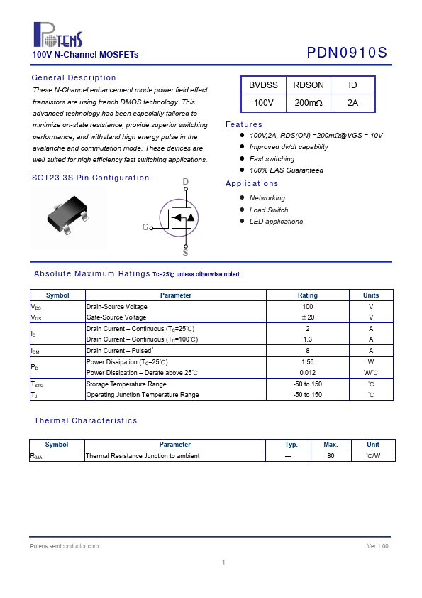 PDN0910S