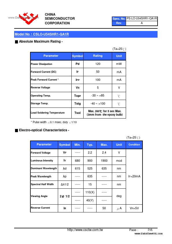 CSLO-U54SHR1-QA1R