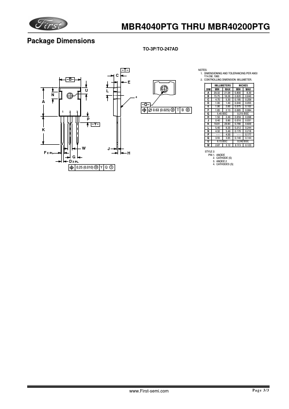 MBR4040PTG