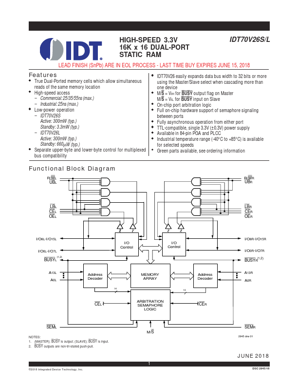 IDT70V26L