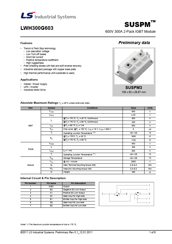 LWH300G603