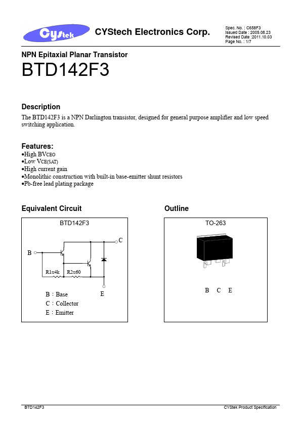 BTD142F3