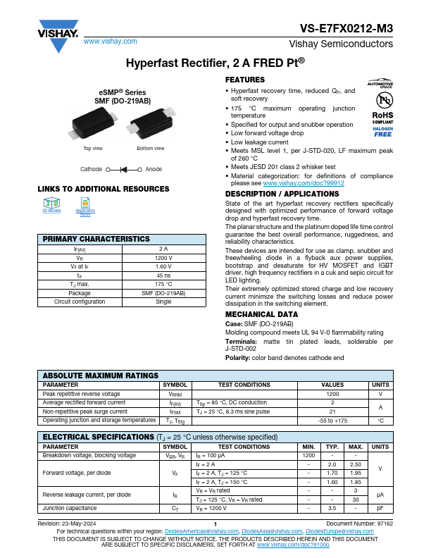 VS-E7FX0212-M3 Datasheet Preview