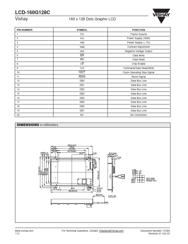 LCD-160G128C