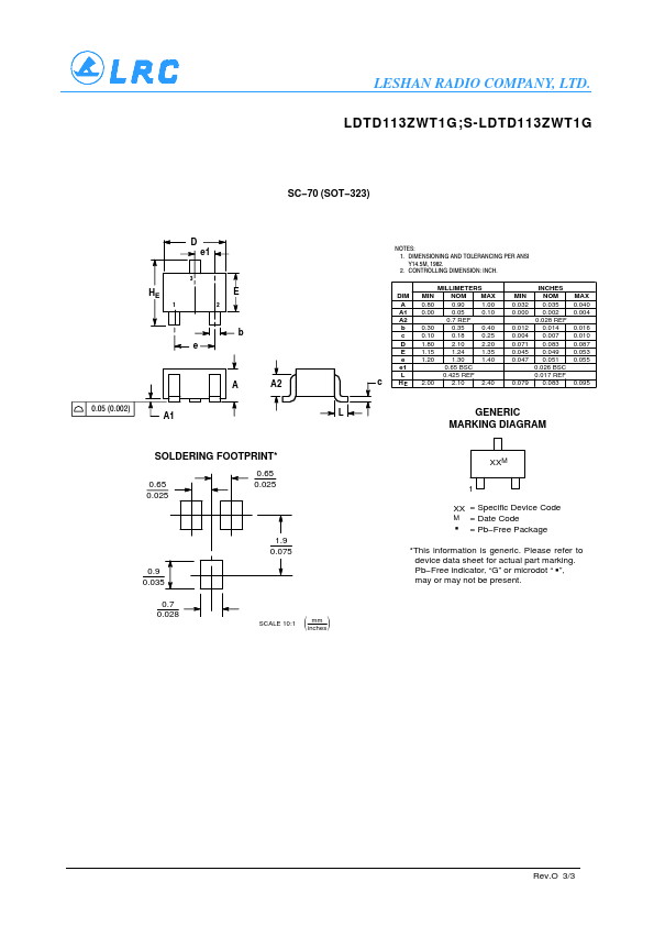 LDTD113ZWT3G