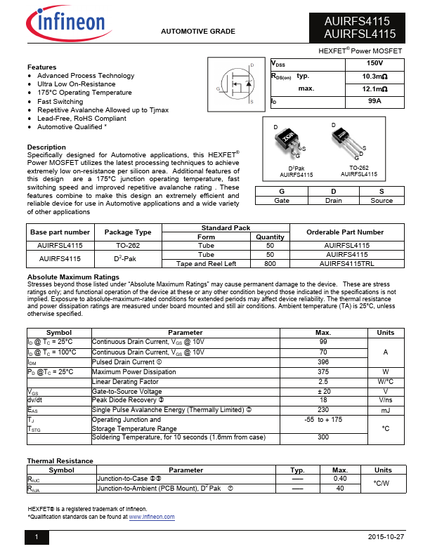 AUIRFSL4115