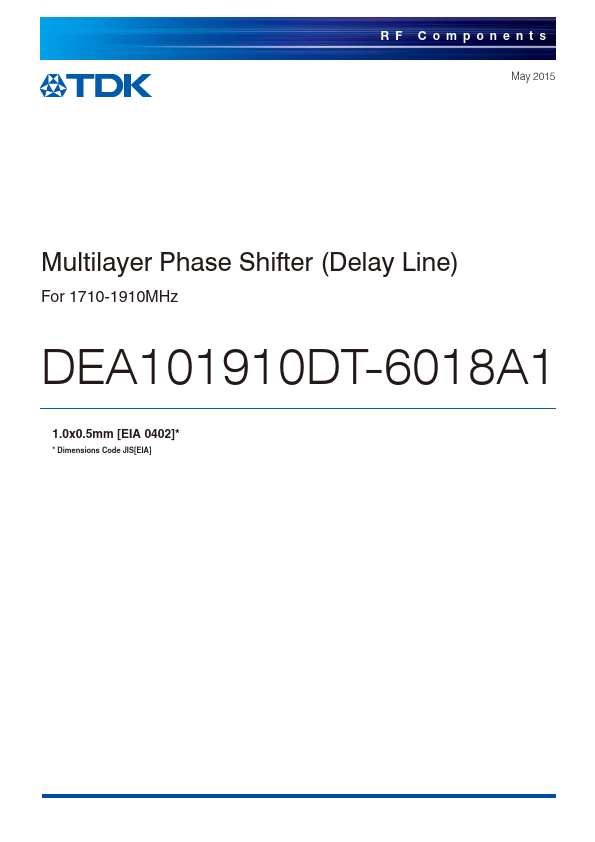 DEA101910DT-6018A1