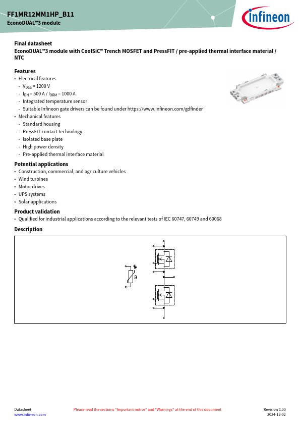 FF1MR12MM1HP_B11 Datasheet Preview