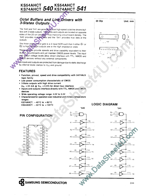 KS74AHCT540