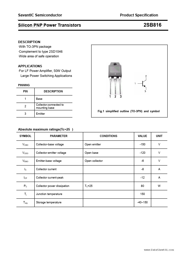 2SB816