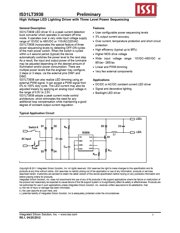 IS31LT3938