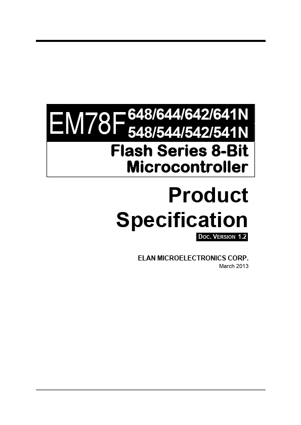 EM78F642N