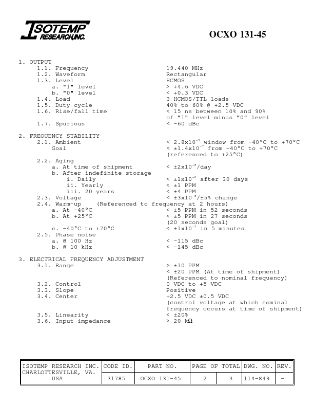 OCXO-131-45