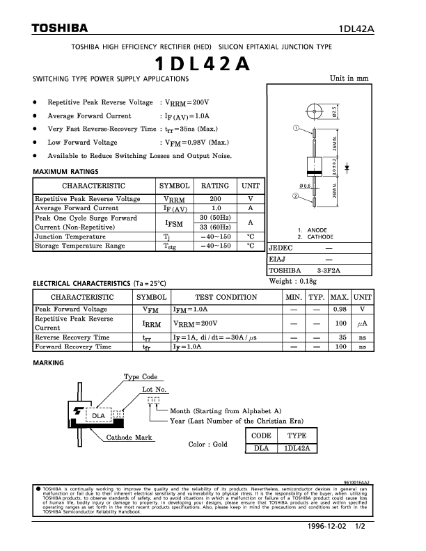 1DL42A