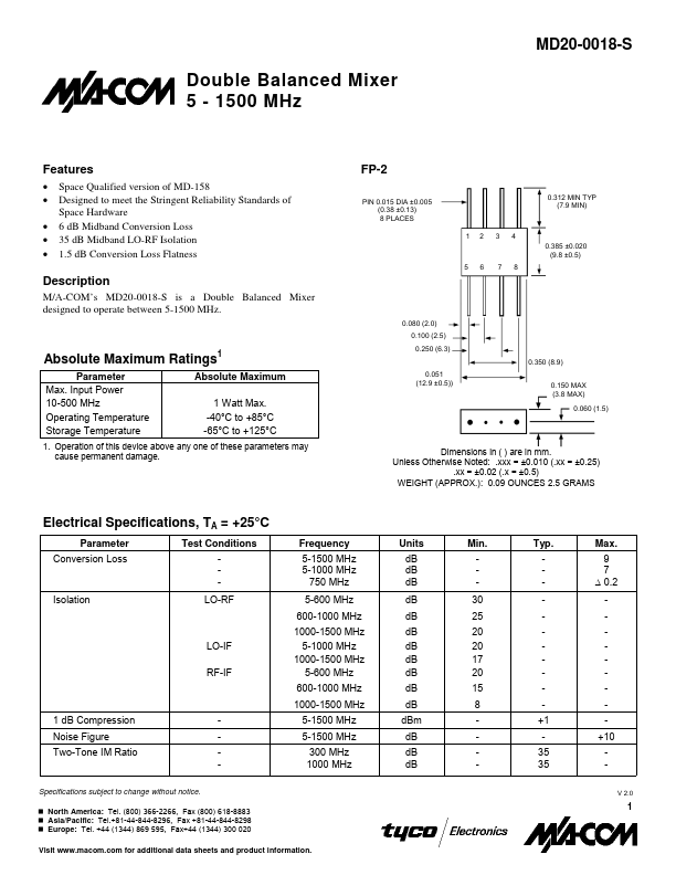 MD20-0018-S