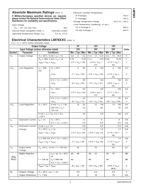 LM7805C