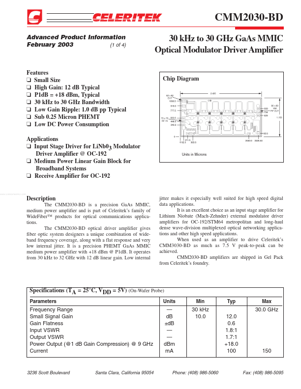 CMM2030-BD