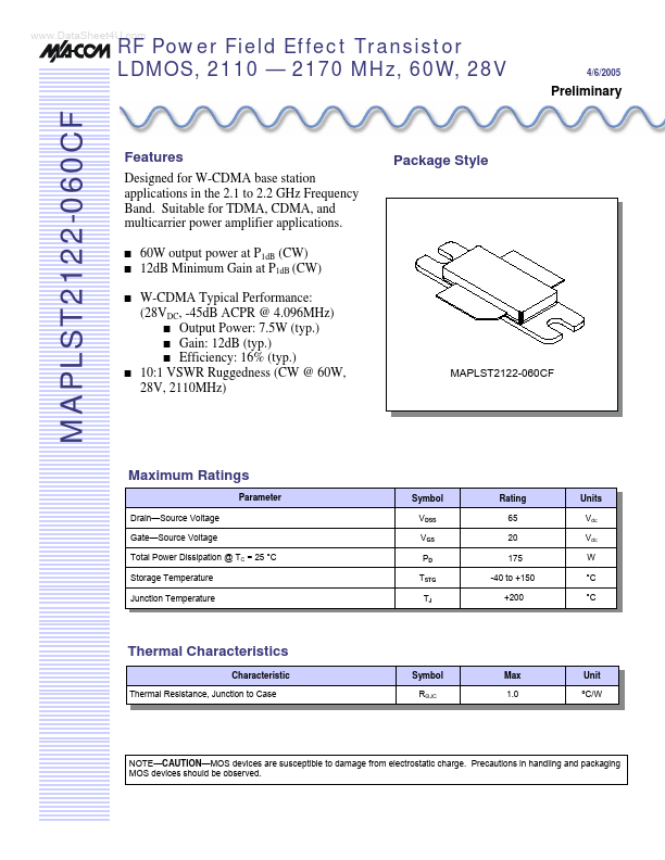 MAPLST2122-060CF