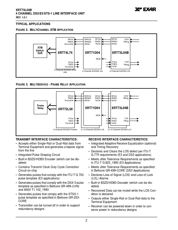 XRT73L04B