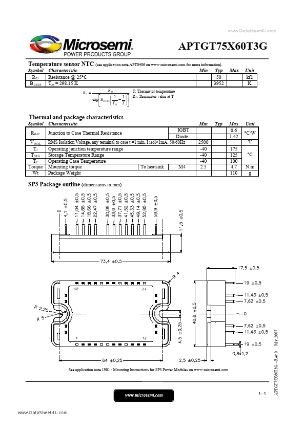 APTGT75X60T3G