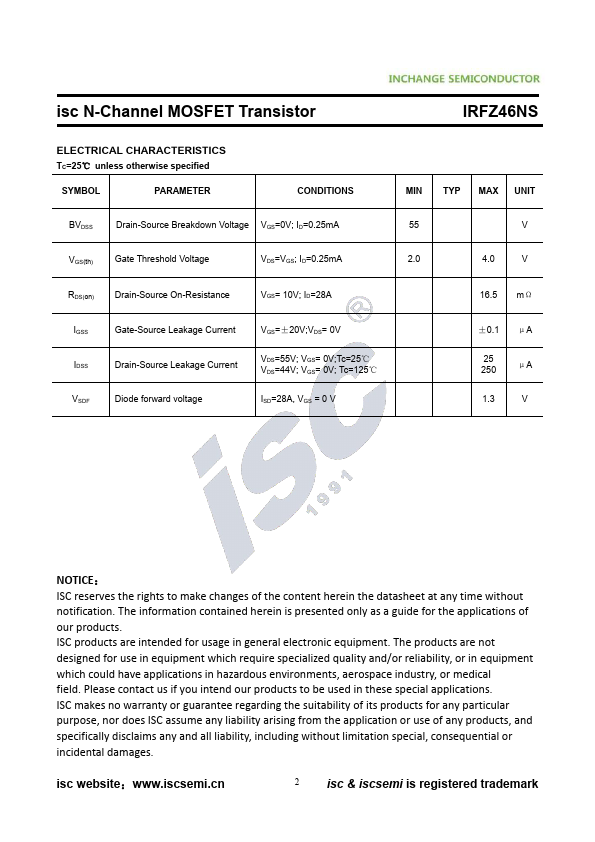 IRFZ46NS