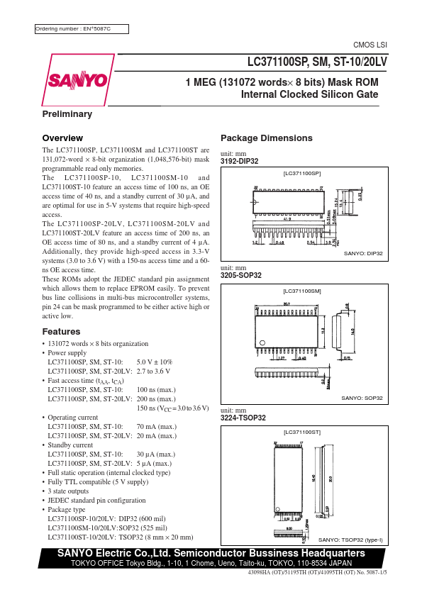 LC371100SM-10LV