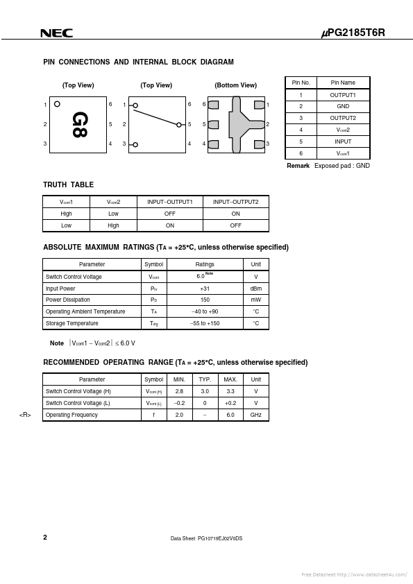 UPG2185T6R