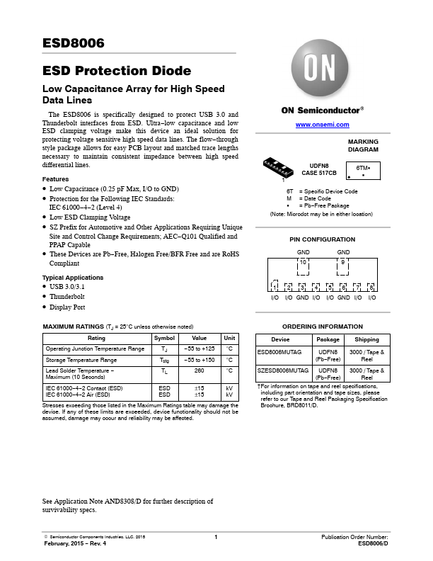 ESD8006MUTAG