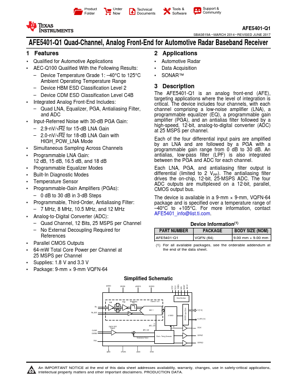 AFE5401-Q1