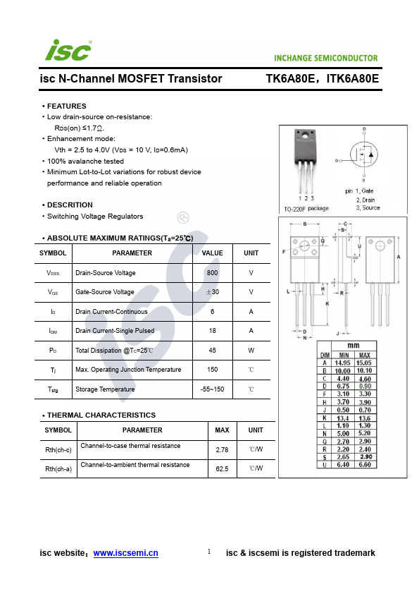 TK6A80E