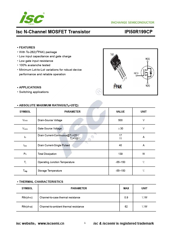 IPI50R199CP