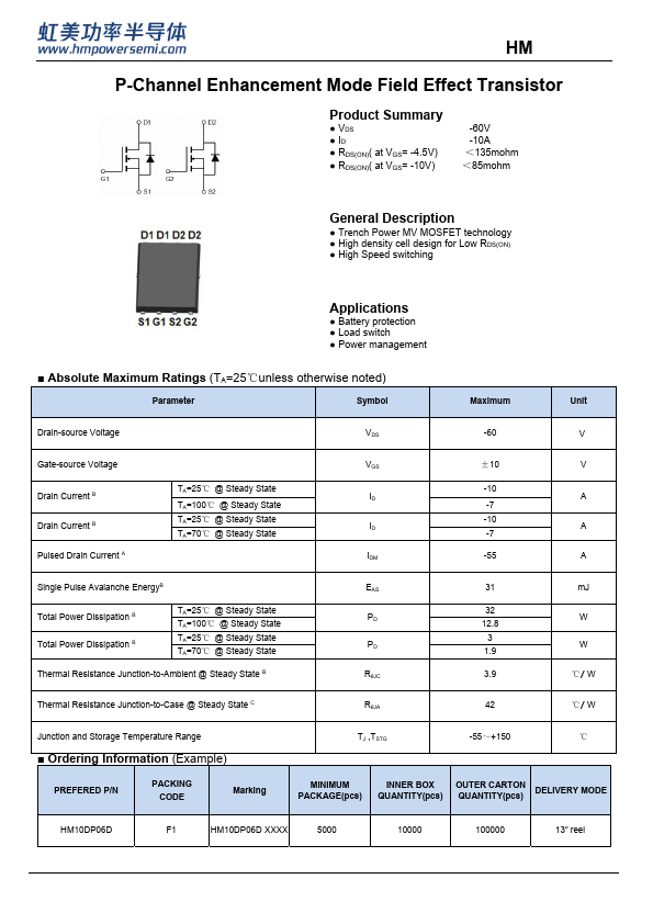 HM10DP06D Datasheet Preview